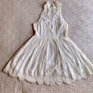 Off white Free people soft lace dress